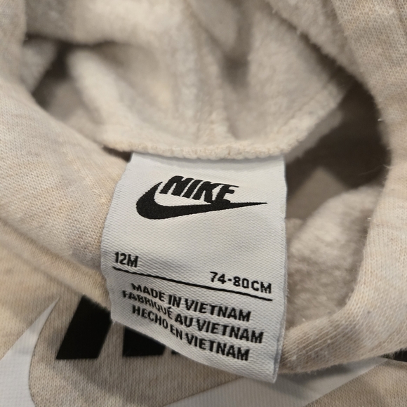 Nike Kids Cream Hoodie and Jogger Set - Picture 3 of 3